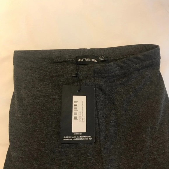 NEW Charcoal Cycling Shorts by PrettyLittleThing - Picture 6 of 8